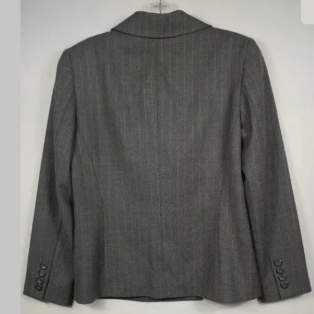 Pendleton Petite Blazer Jacket Gray Lined - image 2